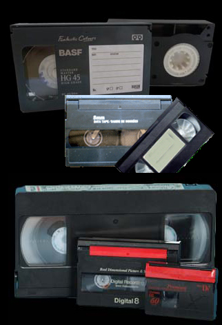Digitalisierung von Videokassetten VHS, MiniDV, Beta, Video2000 VHS-C